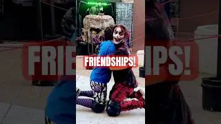 FRIENDSHIP SLIDERS! #hauntactor #halloween #redtheclown #slider #friendship #lol