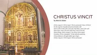 Christus vincit by Martin Baker