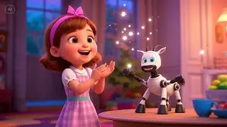 Mary Had a Robot Goat | Fun Rhyme with Animals & Robots for Kids | Rhymes & Songs for Children