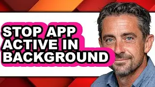 How to Stop App Active in Background (easy Method)