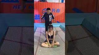 Ranking the best trampoline park moments.#trampoline#funny#play#playground#happy
