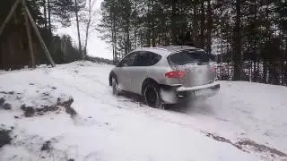 SEAT Altea Freetrack. Подъём в гору