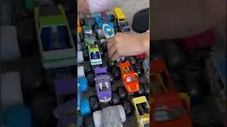 Super Mark introducing his Monster Truck toys#like #amazing #funny #tiktok #usa