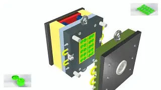 PLASTIC MOLD INJECTION FLIP TOP CAP ( PRODUCT OPEN & EJECTION ANIMATION )