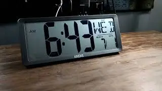 XREXS Large Digital Wall Clock Battery Counter & Temp Clear Review