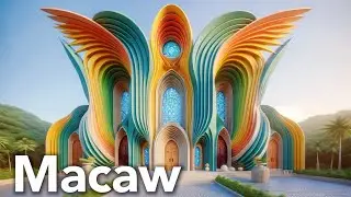 Fantastical Designs | Unveiling an AI-Created Divine Temple Inspired by Animal Majesty