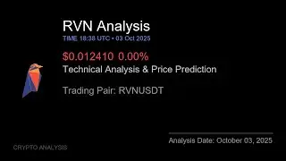 RVN (RVNUSDT) Technical Analysis - Price Prediction & Buy or Sell October 03, 2025