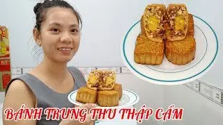 Cách làm bánh trung thu thập cẩm không cần lò nướng