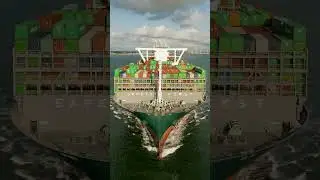 Safety First with | Ever Greet | ⚓ #shorts #ship #drone