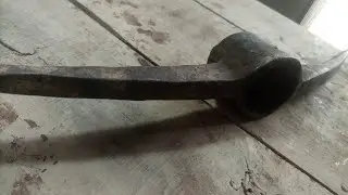 #restoration#old #rust #pickaxe #cleaning