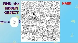 Find the Hidden Object Challenge: HARD. Test Your Skills! ✨🔍