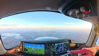 Fly over Leesburg Florida Chain of lakes SR22 G7 