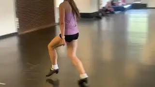 Jess Irish dance set dance orange rouge speed 70. World qualifier for Montreal 2023.