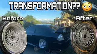 INSANE RESTORATION ON MY STANCE ALUMINUM WHEELS + UPDATE ON THE PAINT JOB VLOG 75