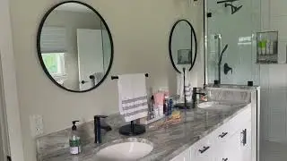oruii Round Mirror, Black Round Mirror 24 inch, Round Wall Mirror Metal Frame Review