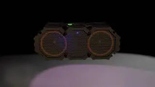 Speaker 3D Model Turntable
