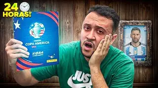 COMPLETEI O ÁLBUM DA COPA AMÉRICA EM 24 HORAS (SÓ FIGURINHA RARA)