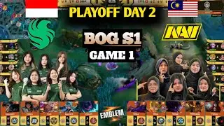Playoff ~ BOG S1 ~ Day 2 game 1 / falcons vega ID vs navi MY LADIES || Indonesian vs Malaysia