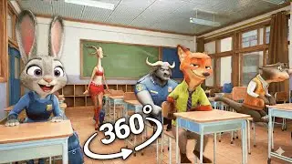 Zootopia: Judy Hopps And Nick Wilde Appear In Your School ! | 360° VR