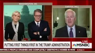 Cornyn Previews Trump&rsquo;s Joint Address on Morning Joe