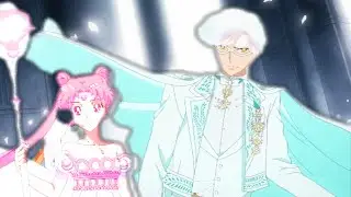 Adult Sailor Chibi Moon Eternal Transformation & Adult Helios