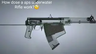 how dose a aps underwater rifle work?🧐 #gun #water #mechanism