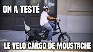 On a testé le vélo cargo de Moustache !