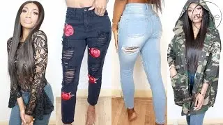 HAUL | DECEMBER TRY ON HAUL &bull; ROMWE.COM, MISSGUIDED & PUMA + PERFECT FIT JEANS FOR SLIM GIRLS!