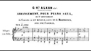 Ludwig van Beethoven - Piano Concerto No. 3: I. Allegro con brio (Arr. Charles-Valentin Alkan)
