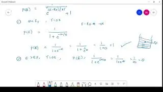 Lecture 10: Fermi Energy level and Fermi Dirac Distribution function
