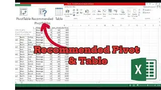 How to Create Recommended Pivot Table in MS Excel | Table se Report 1 Click Mein | Excel Tips