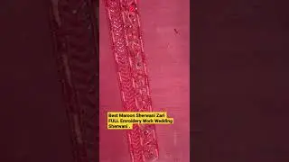 Best Maroon Wedding Sherwani Full Zari +Zardozi Work Wedding Sherwani #trending #shorts #wedding