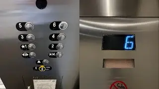 Fast 350 FPM Otis/ThyssenKrupp Traction Parking Elevators at 1901 Main St in Downtown Columbia, SC