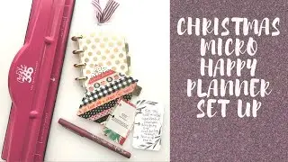 CHRISTMAS MICRO HAPPY PLANNER SET UP | Creative Faith & Co.
