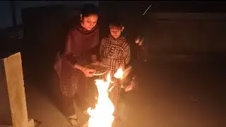 Lohri Special 🔥 | Ghar Par Lohri Celebrate Ki | Saag Banaya 😋