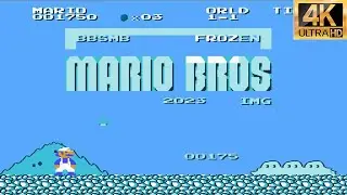 Hacks - BBSMB Frozen Version Hack of Super Mario Bros.2024 (NES) Videojuegos 4K Walkthrough