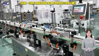 The skin - care emulsion filling production line