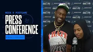 DK Metcalf & Tyler Lockett Postgame Press Conference &ndash; Week 9 at Cardinals