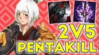 2v5 PENTAKILL DRAGONBLADE RIVEN