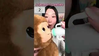 5-Second Toy Review: Baby Monkey Mango! 🍼🐒 #Shorts