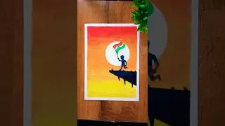Independence Day Easy Drawing / 15th August Drawing #independenceday #art #viral