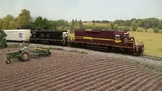 ScaleTrains DMIR SD38 and NS SD9 at Prairie Scale