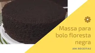 Massa para bolo floresta negra.