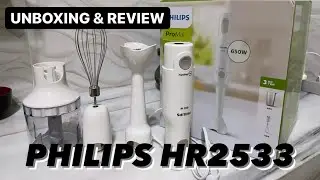 Unboxing & Review PHILIPS HAND BLENDER HR2533 untuk mpasi
