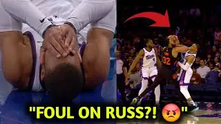 WORST CALL EVER?! 🤬 Westbrook Elbowed In Face & CALLED FOR FOUL! #nba