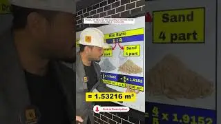 ✅How TO Calculate Quantity Of Cement And Sand For Plaster || Part - 2 #viralshorts #construction