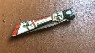 Handmade automatic ITK ART Knife Выкидной нож