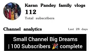 First Milestone Achieved 🎯 100 Subscribers Complete