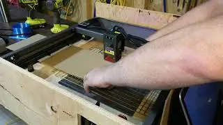 Quick and cheap laser engraver enclosure for Creality Falcon2
