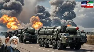 5 minutes ago! US nuclear weapons convoy entered Iranian territory, see what happened?